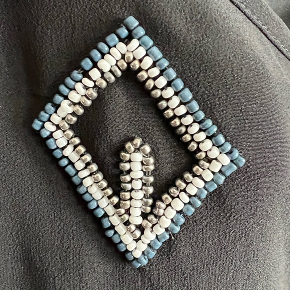 LBD black beaded slip dress Old Navy XL - Picture 2 of 4